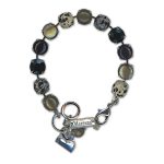 Bracelet by Mariana Woman Gorgeous Goldstone Mineral and Jade Swarovski Crystals - Image 3