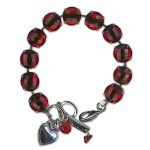 Bracelet by Mariana Woman Stunning Siam Swarovski Crystals - Image 2