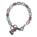 Bracelet by Mariana Woman Lovely Rose and Opal Swarovski Crystals - Image 3