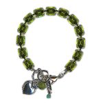 Bracelet by Mariana Woman Charming Olivine Swarovski Crystals - Image 2
