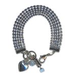 Bracelet by Mariana Woman Glamorous Light Sapphire Swarovski Crystals