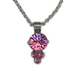 Necklace Pendant by Mariana Woman Lovely Rose Swarovski Crystals - Image 3