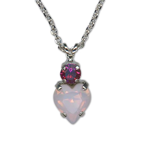 Necklace Pendant by Mariana Woman Lovely Rose Swarovski Crystals