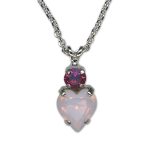 Necklace Pendant by Mariana Woman Lovely Rose Swarovski Crystals - Image 3