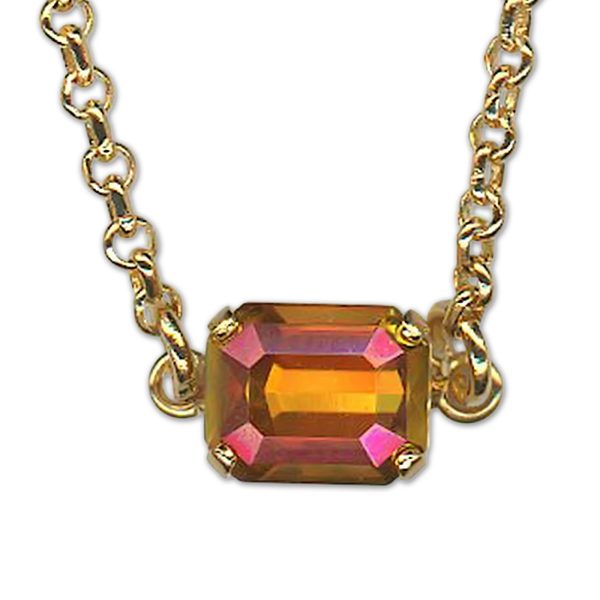 Necklace Pendant by Mariana Woman Alluring Astral Pink Swarovski Crystals