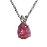 Necklace Pendant by Mariana Woman Stunning Raspberry Swarovski Crystals - Image 2