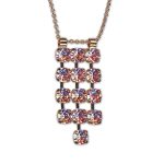 Necklace Pendant by Mariana Woman Beautiful Light Rose Swarovski Crystals - Image 2