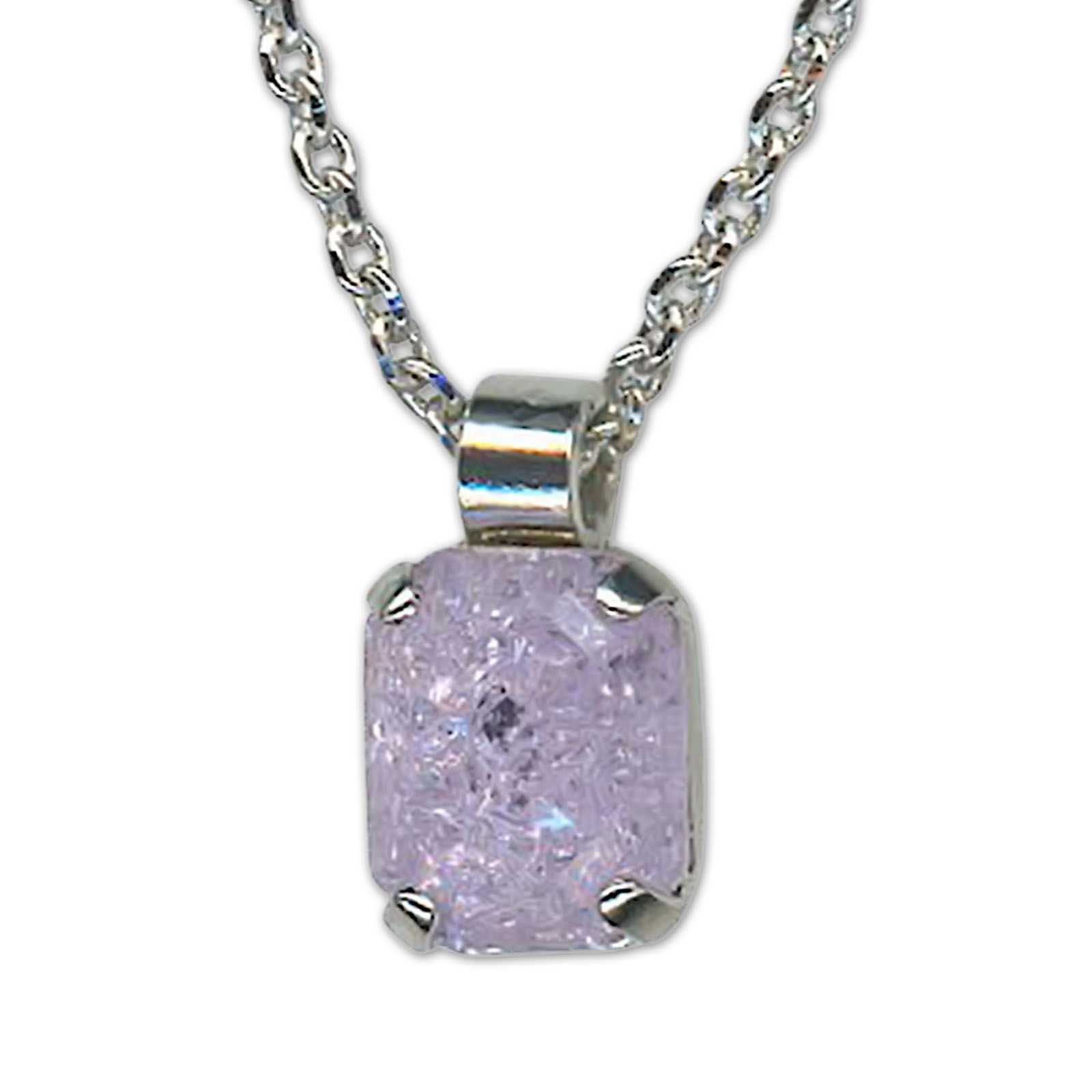 N-5492-371ICE-RO(1) Necklace Pendant by Mariana Woman Charming Violet Ice Swarovski Crystals - Image 1