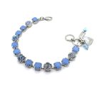 Bracelet by Mariana Woman Charming Opal and Sapphire Swarovski Crystals - Image 2