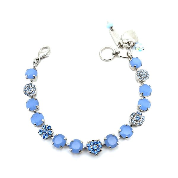 Bracelet by Mariana Woman Charming Opal and Sapphire Swarovski Crystals