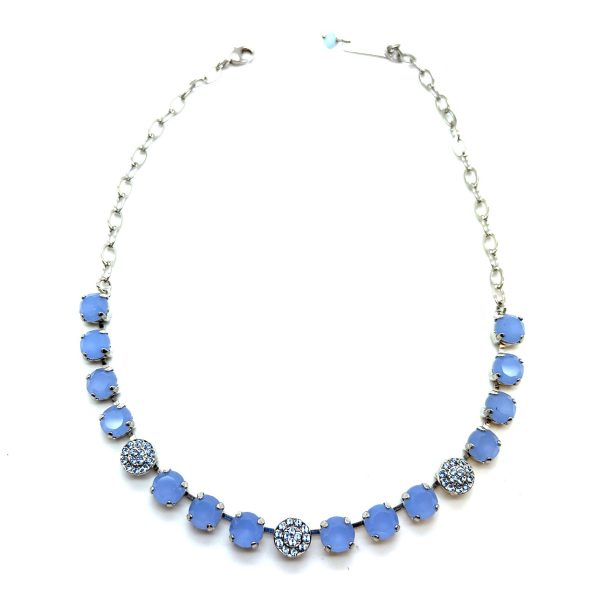 Necklace by Mariana Woman Exquisite Opal and Sapphire Swarovski Crystals