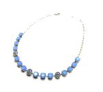 Necklace by Mariana Woman Exquisite Opal and Sapphire Swarovski Crystals - Image 2