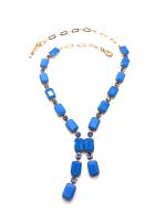 Necklace by Mariana Woman Elegant Sapphire and Opal Swarovski Crystals - Image 2