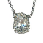 Necklace Pendant by Mariana Woman Timeless Clear Swarovski Crystals