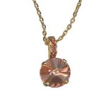 Necklace Pendant by Mariana Woman Lovely Padparadscha Swarovski Crystals - Image 2