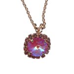 Necklace Pendant by Mariana Woman Stunning Fuchsia and Siam Swarovski Crystals - Image 3