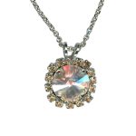 Necklace Pendant by Mariana Woman Precious Moonlight and Topaz Swarovski Crystals