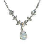 Necklace Pendant by Mariana Woman Timeless Opal and Pearl Swarovski Crystals - Image 2