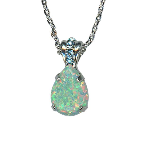 Necklace Pendant by Mariana Woman Charming Moon Yellow SO Mineral and Aquamarine Swarovski Crystals