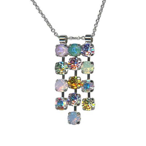 Necklace Pendant by Mariana Woman Beautiful Multi Colored Swarovski Crystals