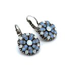 Earrings By Mariana Woman Elegant White Opal and Air Blue Opal Swarovski Crystals - Image 4