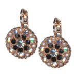 Earrings by Mariana Woman Sophisticated Jet and AB Swarovski Crystals