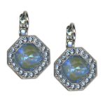 Earrings by Mariana Woman Classy Ocean and Sapphire Swarovski Crystals
