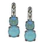 Earrings by Mariana Woman Dainty Aqua Delite Swarovski Crystals