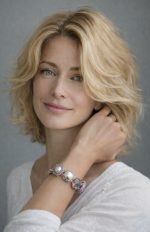 Bracelet By Mariana Woman Glamorous Violet and Pearls Swarovski Crystals-SP - Image 3