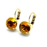 Earrings by Mariana Woman Shimmering Astral Pink Swarovski Crystals - Image 2