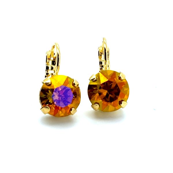 Earrings by Mariana Woman Shimmering Astral Pink Swarovski Crystals