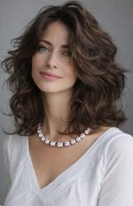 Necklace By Mariana Woman Timeless Lt. Amethyst and Pearls Swarovski Crystals - Image 3