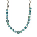 Necklace by Mariana Woman Beautiful Turquoise and Aqua Swarovski Crystals