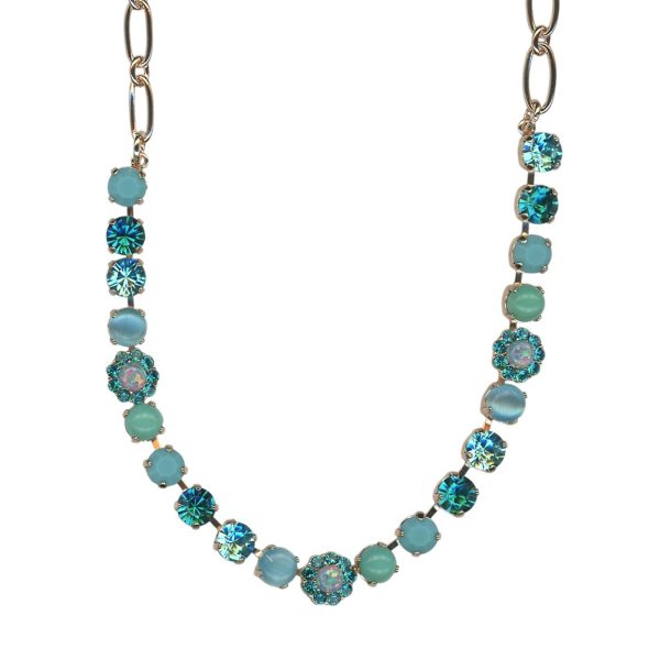 Necklace by Mariana Woman Beautiful Turquoise and Aqua Swarovski Crystals