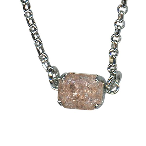 Necklace Pendant by Mariana Woman Adorable Peach Swarovski Crystals