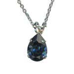 Necklace Pendant by Mariana Woman Glamorous Montana Blue Swarovski Crystals