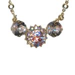 Necklace Pendant by Mariana Woman Classy Rose Swarovski Crystals - Image 2