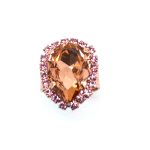 Ring by Mariana Woman Lovely Rose Swarovski Crystals - Image 3