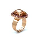 Ring by Mariana Woman Lovely Rose Swarovski Crystals