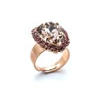 Ring by Mariana Woman Glamorous Rose Swarovski Crystals - Image 3