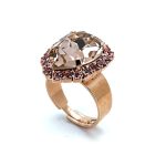 Ring by Mariana Woman Glamorous Rose Swarovski Crystals