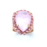 Ring by Mariana Woman Ethereal Rose Swarovski Crystals - Image 3