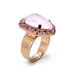 Ring by Mariana Woman Ethereal Rose Swarovski Crystals - Image 2