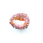 Ring by Mariana Woman Gorgeous Peach and Rose Swarovski Crystals - Image 3