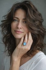 Ring by Mariana Woman Adorable Aqua and Rose Swarovski Crystals - Image 3