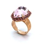 Ring by Mariana Woman Sophisticated Light Rose Swarovski Crystals