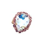 Ring by Mariana Woman Exquisite Moonlight and Rose Swarovski Crystals - Image 3