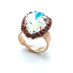 Ring by Mariana Woman Exquisite Moonlight and Rose Swarovski Crystals - Image 2
