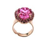 Ring by Mariana Woman Beautiful Rose Swarovski Crystals - Image 3