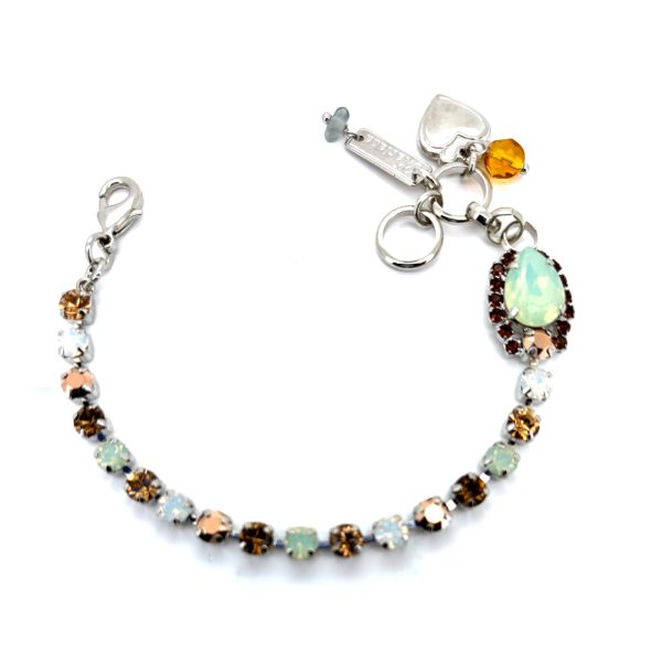 Bracelet by Mariana Woman Beautiful Opal and Topaz Swarovski Crystals